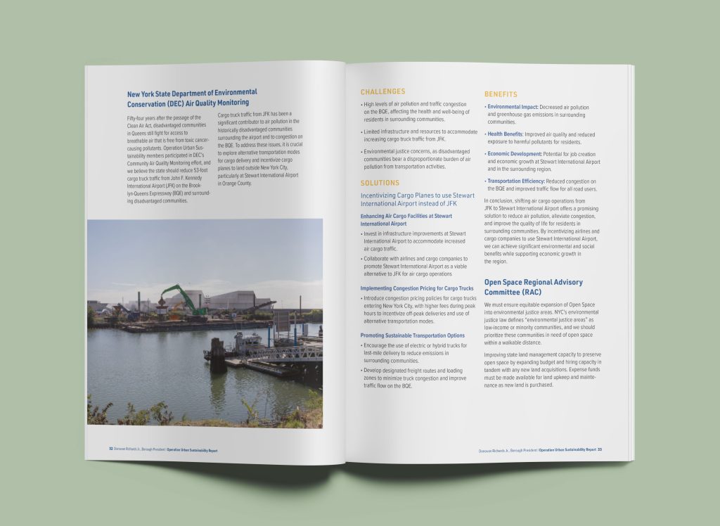 Operation Urban Sustainability Report